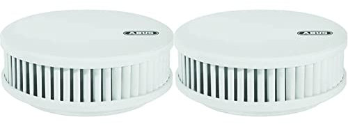 ABUS Funk-Rauchmelder RWM450 - Hitzemelder mit 12-Jahres-Batterie - 15 Melder vernetzbar & Rauchmelder RWM250 mit 12-Jahres-Batterie & Hitzewarnfunktion - für Küchen, Wohnräume und Wohnwagen