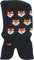 maximo Cotton Fox Schlupfmütze Kindermütze Wintermütze Schalhaube (49 cm - anthrazit)