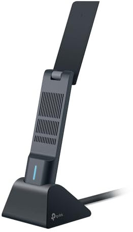 TP-Link WiFi 6E USB Adapter for Desktop PC - (Archer TXE50UH) AXE3000 Tri-Band Wireless Network Adapter, Ultra-Low Latency, MU-MIMO, OFDMA, Refined Security, WPA3, Supports Windows 11/10