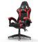 bigzzia Gaming Stuhl Ergonomisch - Gaming Sessel mit Lendenkissen Kopfstütze, 90-135° Rückenlehne Gamr Chair, Pc Stuhl Gamer Stuhl für Erwachsene Mädchen Junge Rot