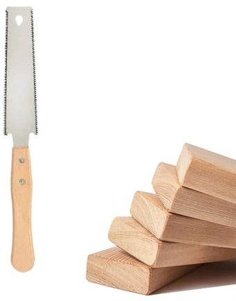 Japanese Pull Saw SK5 Steel Close Tooth Double Edge Ultra-Sharp Hand Saw 3-Side Sharpened for Fine Wood Cutting Woodworking Tools