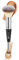 IT Cosmetics Heavenly Luxe Complexion Perfection Foundation Make Up Brush #7, Double-Ended and Multi-Use for Seamless Application