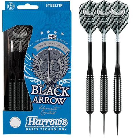 Harrows Black Arrow Darts - Black