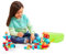 Bristle Blocks 85 Teile Bausteine Safari Figuren Set – Lernspielzeug Bauklötze mit Borsten, Motorikspielzeug – Kinder und Baby Spielzeug ab 2 Jahren