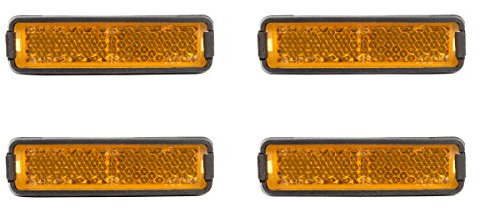 RFR Pedalreflektor-Set orange
