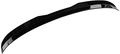Lyrlody Schwarzer Heckspoiler, Auto Heck Spoiler, Spoiler Tailfin, Heckspoiler Heckflügel Kofferraumflügel Kofferraum Lippe für 1er F20 F21 2011‑2019, Autozubehörmit Luftgesteuertem Downforce