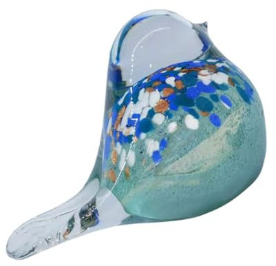 ABOOFAN Glasvögel Dekoratives Schreibtisch-Ornament Aus Glas Kreativer Vogelschmuck Für Zuhause Büro Glasvogel Desktop-Dekoration Einzigartiges -dekoraccessoire