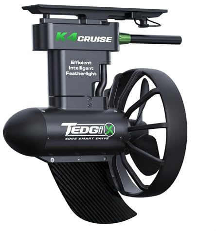 K4C Motore per Tavola da Paddle, Motore SUP Brushless 450W con Telecomando, Pinna Elettrica Leggera 1535 g per Kayak (Senza Batteria)