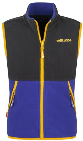 Trollkids Kids Kjerag Vest 128, black