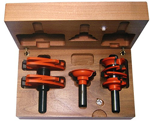 CMT Orange Tool 800.527.11 3-Piece Entry & Interior Door Router BIT Set