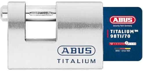 ABUS 98TI/70 - Candado rectangular titalium (M, innovador)