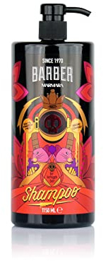 BARBER MARMARA Argan Shampoo Männer 1150ml | Friseur Kabinett Herren | Friseurbedarf | Verringert Haarausfall | Barber Shop | Frei Von Silikone und Salz | Für Alle Haartypen