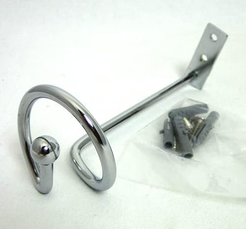 1 Paar Drapierhaken incl. Schrauben Silber ca.15 cm