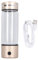 Wasserstoff-Wasserflasche, 300 Ml Tragbarer Wasserstoff-Wassergenerator, über USB Wiederaufladbare Wasserstoff-Wasser-Ionisator-Maschine, Gesundheitsbecher für Heimreisen,