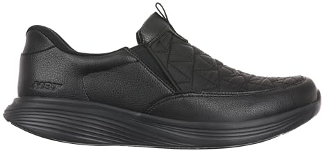MBT SF-300 Slip On Zapatos de Uso Diario para Hombre sin Cordones. Zapatos para Caminar,anatómicas y Cómodas. Calzado Fisiológico Confort y Estabilidad con Suela balancín sin Cordones. Color Negro