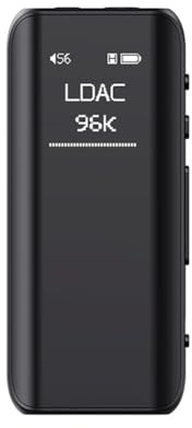 MQODLFP BTR15 Bluetooth 5.1 Receiver DSD256 Receiver MQA LDAC/Adaptive 2* ES9219MQ DSD256 LDAC/ 3.5/4.4mm Output Supports LDAC/HD/MQA for Smartphones/PC/Car/Home Audio