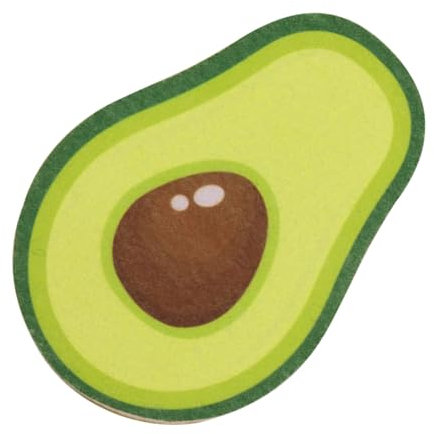 Spugna abrasiva | Spugna per lavare i piatti | Spugna abrasiva antigraffio | Spugna in tessuto non tessuto a forma di frutta da 10,8 cm per la pulizia di pentole, padelle, piastrelle, griglie, vasche