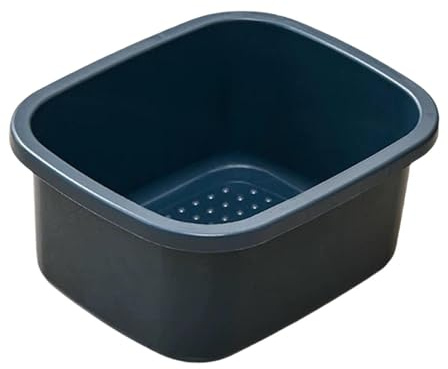 DEVNWIGMO Vasca Portatile per Pediluvio per Rilassare I Piedi, Vasca Multiuso per Pedicure, blu scuro s