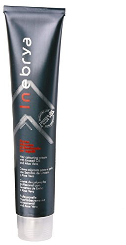 INEBRYA Permanente Haarfarbe mit Leinsamen und Aloe Vera 100 ml (- 7.11 intensives Aschblond)