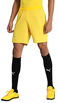 PUMA Teamfinal 21 Knit Shorts Pantalones Cortos, Hombre, Cyber Yellow, XXL