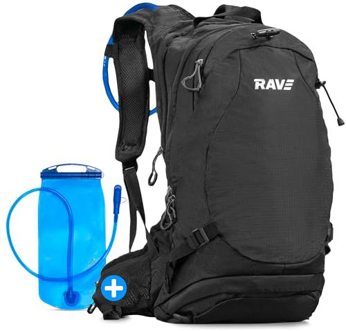 RAVE Bike & Outdoor Rucksack Fahrradrucksack Trekkingrucksack 10L schwarz inkl. 2L Trinkblase | Fahrradtasche, Fahrradtasche Rucksack, Fahrradtaschen, Fahrradtasche Wasserdicht