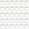 EMNIMQ 30er Buttons Selber Machen Set DIY Transparente Buttons Maschine für Anstecker Selbst Gestalten,Buttons Selber für Kinder Ansteckbutton für Oktoberfest Schule Foto Bild Kleidung Kinder 60mm