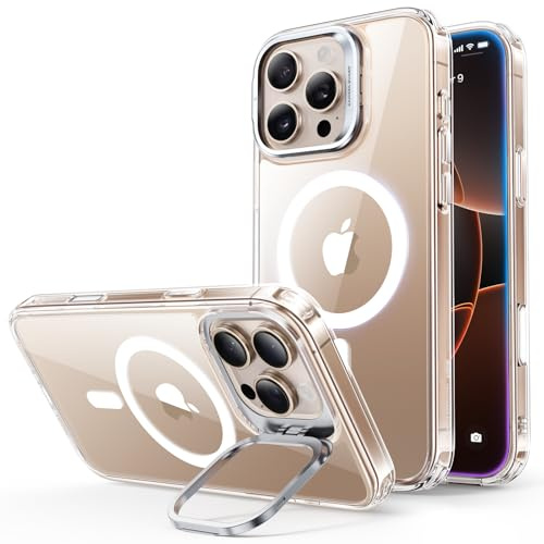 ESR for iPhone 16 Pro Max Case, Camera Control, Compatible with MagSafe, Military-Grade Protective Case, Built-In Stash Stand Phone Case, Classic Series, Clear