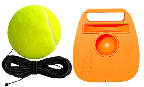 Allenatore di tennis, palla da tennis, attrezzo da allenamento per tennis, multifunzione con palla a corde, attrezzo per l'allenamento da tennis per principianti