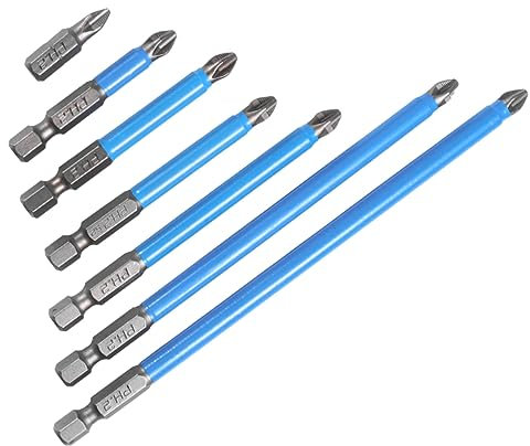 DIYEAH 7 Pièces Lot De Vis Antidérapantes Tournevis Cruciforme Lot De Vis Cruciformes Bits De Lot