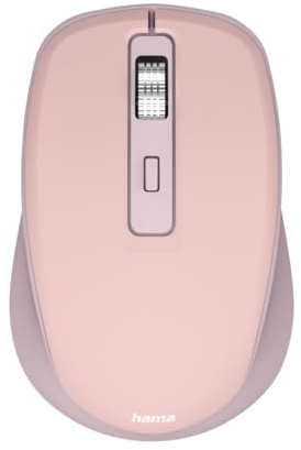 Hama Souris Multi-appareils SS Fil 7 Boutons WM-450, Radio/Bluetooth®, Rose