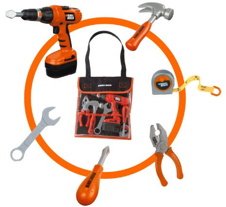 Simba Smoby Black and Decker Tool Bag