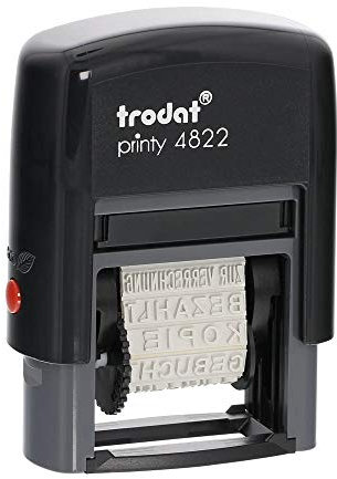 Trodat Printy 4822 Wortband (24x4 mm) Abdruckfarbe Grün