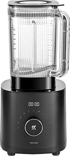 ZWILLING ENFINIGY Hochleistungsstandmixer 1.8 Liter, Mixer mit Edelstahl-Winglet-Klinge & 1600-Watt-Hochleistungsmotor, Schwarz