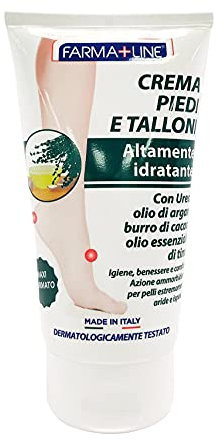Crema de pies y talones secos y agrietados – altamente hidratante con urea, aceite de argán, manteca de cacao, aceite esencial de tomillo.