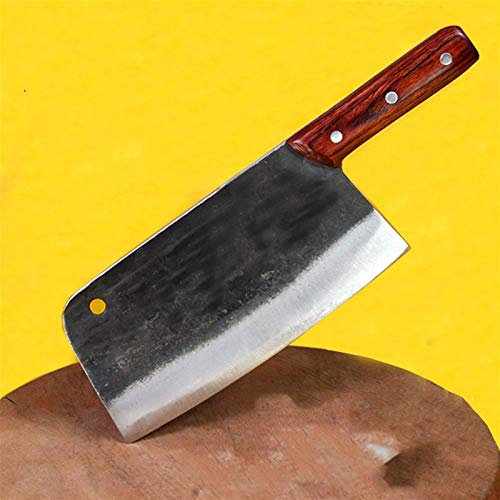 1 unids chef cuchillo 8 pulgadas hecha a mano forjado cuchillo cuchillo cuchillo chino cuchillos de cocina carne cuchillo vegetal ножи для кухни (Kitchen Knife Size : 8 inch)