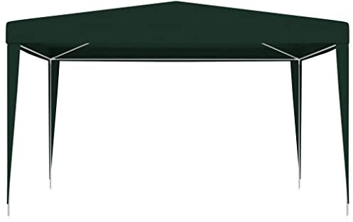 Coavain Tonnelle 4 x 4 m - Vert - 90 g/m² - Résistante aux UV et imperméable - Pour fêtes de jardin, réunions de famille, barbecues, pique-niques, fêtes d'anniversaire, événements