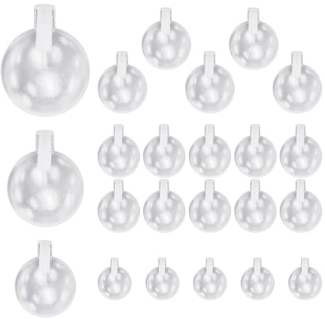 ZGDEIWGF Lot de 20 jouets à presser pour chien avec airbag - Accessoires en plastique - Jouet couineur pour chien