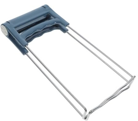 VINTORKY Edelstahl Tellerheber Mit Pp-Griff Hitzebeständige Plattengreifer Für Heiße Schüsseln Und Töpfe Küchenzange Für Haushalt Restaurant Und Bar