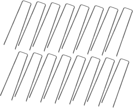 TOYANDONA 50 Piezas Clavos para Césped De Forma u Fijadores De Césped Resistentes Unidades para Jardinería y Paisajismo Uso Artificial y Jardines