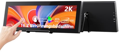 16.2 2K Schermo Secondario Touch, 2608×720 Display LCD Allungato IPS