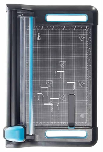 Avery A3 P460 Precision Trimmer Paper Cutter, Black and Teal