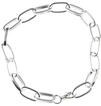 Miniblings Base de la Pulsera de Plata de 25 mm Ovalada Encanto de la Pulsera s - Joyas Hechas a Mano de la Moda - Damas Pulsera de Nina
