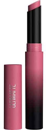 MAYBELLINE Color Sensational Ultimatte Matte Lipstick, Non-Drying, Intense Color Pigment, More Mauve, Purple Mauve Pink, 1 Count