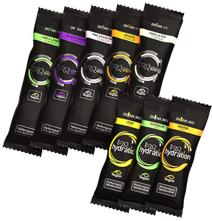 TORQ Energy & Hydration Drink Sampler Pack BOX8, Black