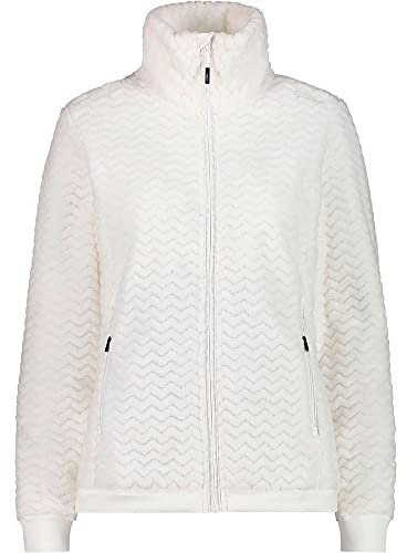 CMP Giacca In Pile Highloft da Donna, Bianco (B.Co Gesso), 52