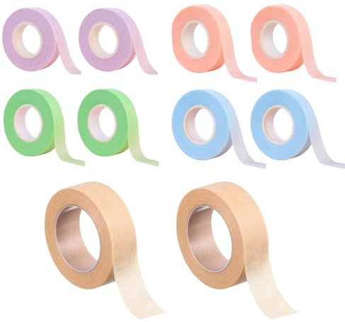 Zonoori 10 Rollen 1,25 CM x 9,1 M Micropore Tape, Atmungsaktives Nose Tape