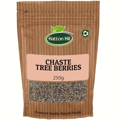 Chaste Tree Berries (Agnus Castus) 250g by Hatton Hill - Ideal for Herbal Teas