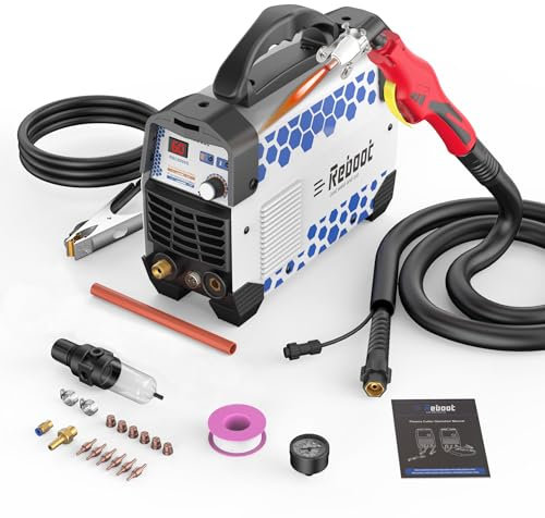 Cortadora de Plasma 60A, Inversor IGBT Digital 240V Corte Limpio de 1/2, RBC6000 5GEN, Ideal para Proyectos DIY e Industriales