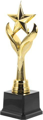 iplusmile Trofeo De Estrella Pequeño De Plástico Ligero, Decorativo y Divertido para Niños, Premio De Participación para Competiciones Escolares y Juegos Festivos
