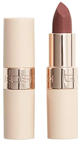 GOSH Lipstick Luxury Nude with Light Sheen I Intense Nude Shades for Natural Lips I Highly Pigmented, Moisturising Lip Stick for Soft Lips I Long-Lasting, Perfume-Free & 100% Vegan I 003 Stripped